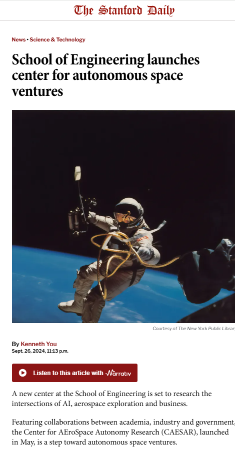 Stanford Daily Screenshot